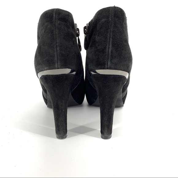 Tahari ‘Suzi’ Black Suede Bootie - Picture 6 of 8